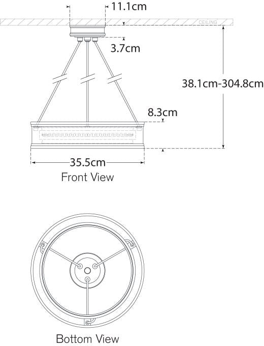 Connery 14" Ring Pendant Blueprint