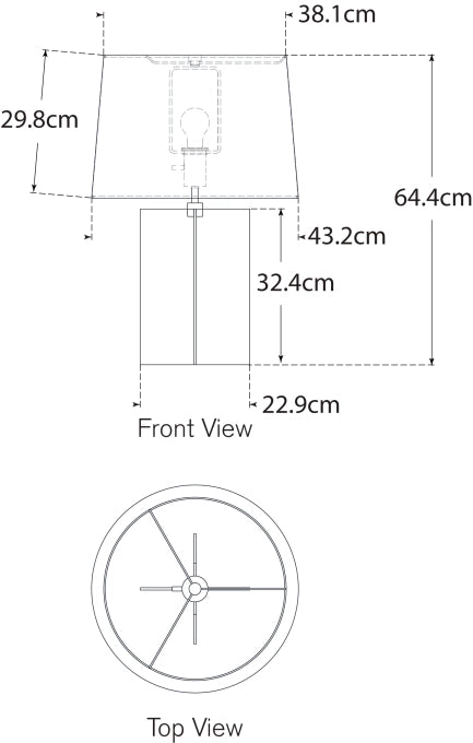 Costes Medium Table Lamp Blueprint