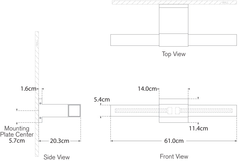Luce da Bagno Covet 24" Sopra lo Specchio Progetto
