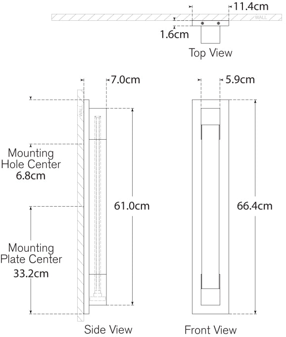 Covet 26" Bracketed Bath Light Blueprint