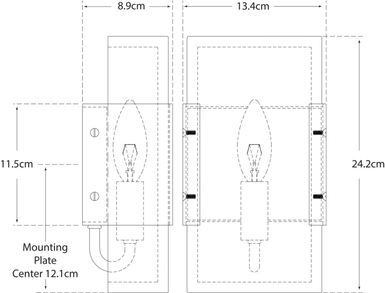 Covet Wide Clip Bath Sconce Blueprint
