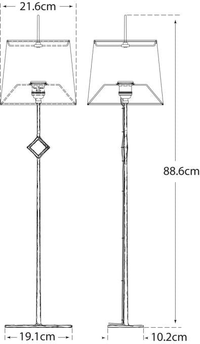 Cranston Buffet Lamp Blueprint