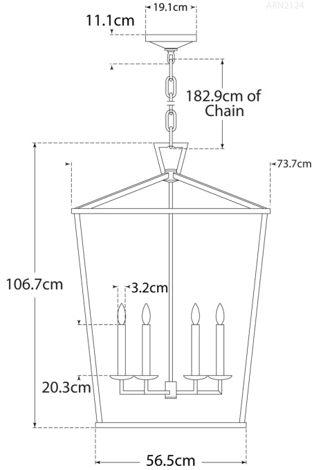Darlana Extra Large Lantern Blueprint