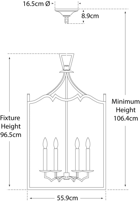 Darlana Large Fancy Lantern Blueprint