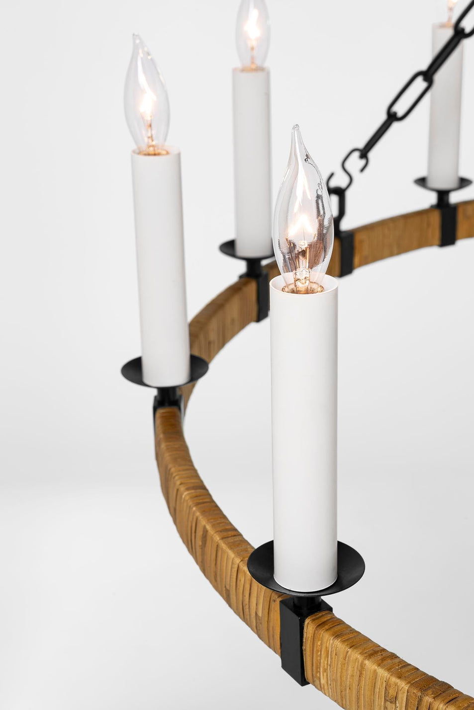 Darlana Large Wrapped Ring Chandelier