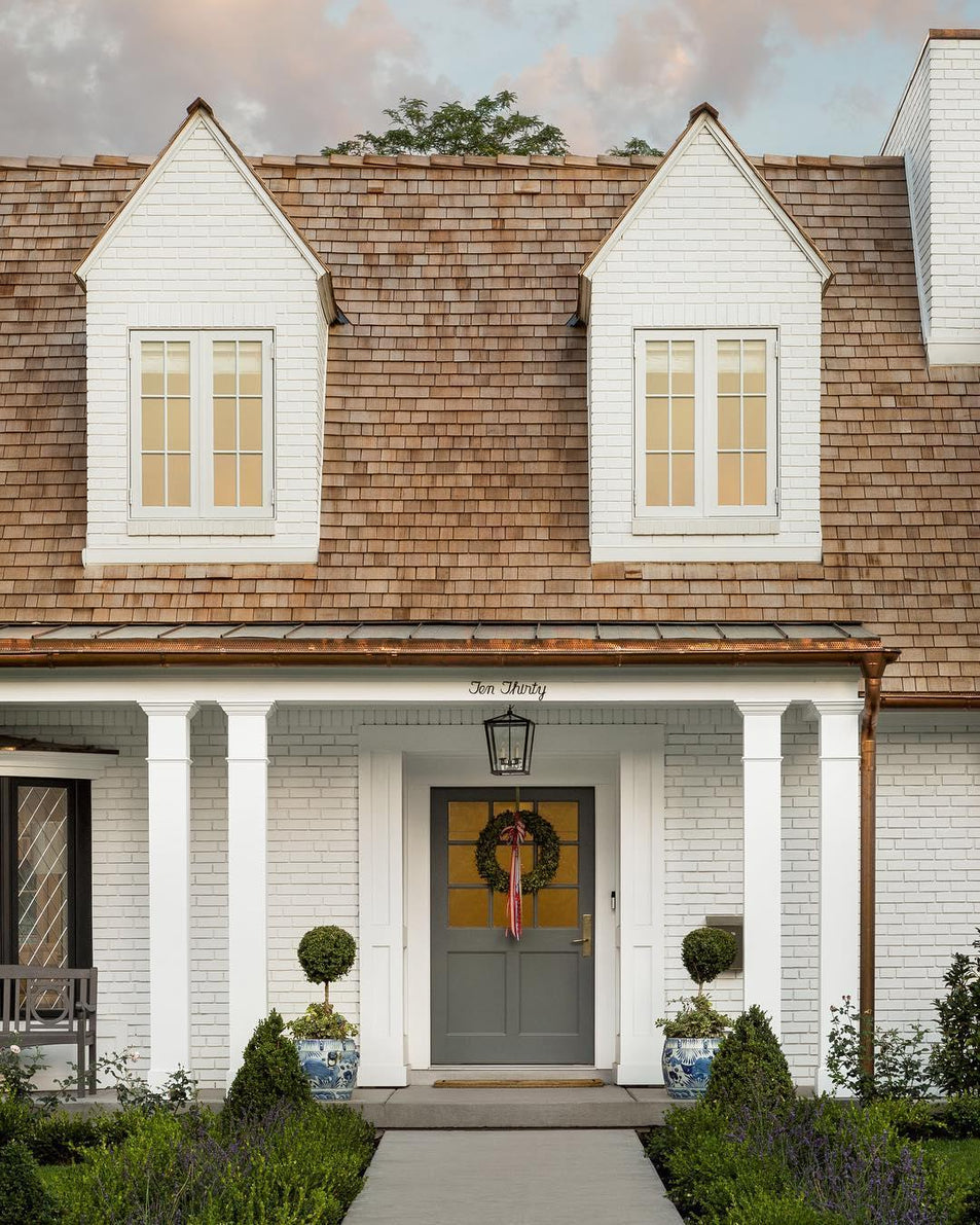 Darlana Small Hanging Lantern, a premium Ceiling light by Visual Comfort & Co. Close - up image of its design.