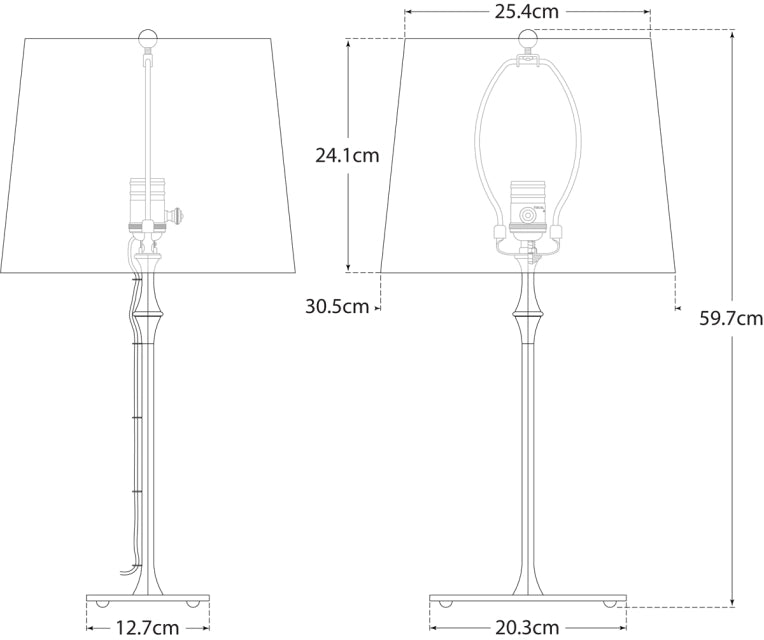 Dauphine Bedside Lamp Blueprint