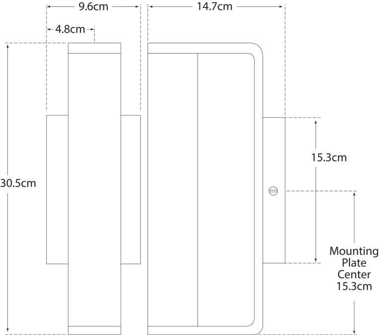 David 12" Art Light Blueprint