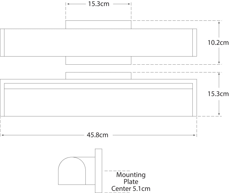 David 18" Art Light Blueprint