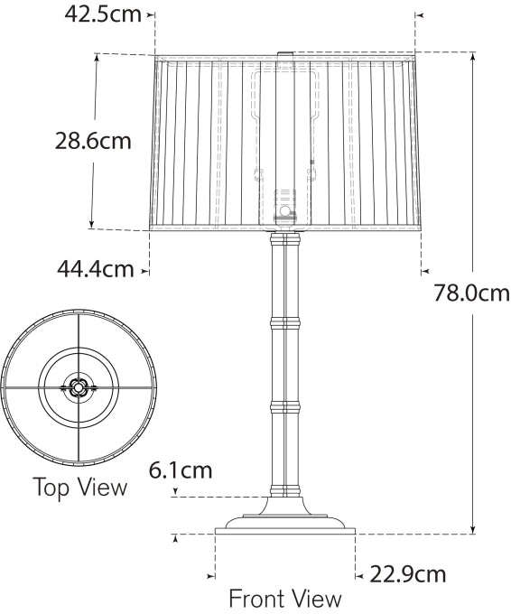 Downing Large Table Lamp Blueprint