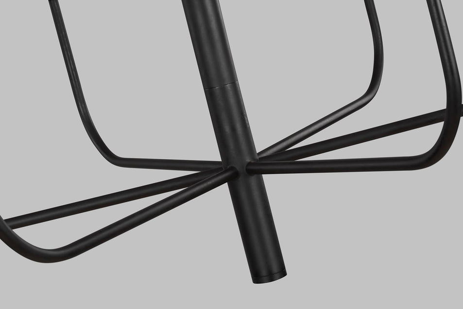 Brianna Small Chandelier in Aged Iron with No Option