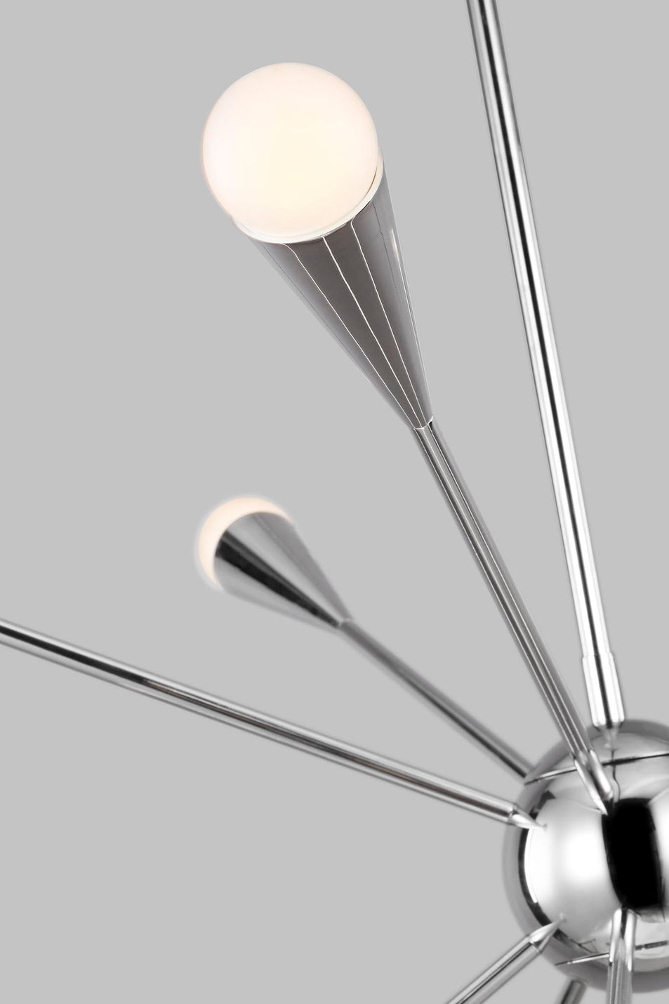 Jax Medium Chandelier in Polished Nickel