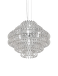 Lampada a sospensione Ecos grande - Glossy Chrome / cromo lucido