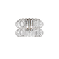 Ecos Small Wall Lamp - Matt Bronze / Crystal Striped Glass