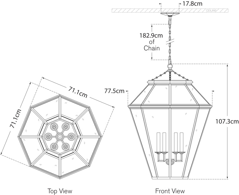 Edmund Large Lantern Blueprint