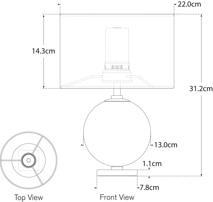 Elsie Cordless Accent Lamp Blueprint
