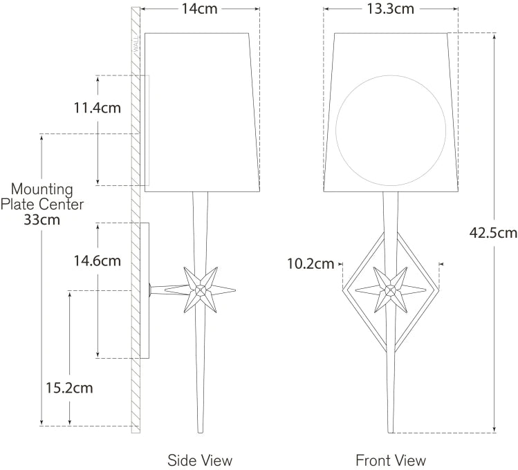Lampadario Etoile Progetto