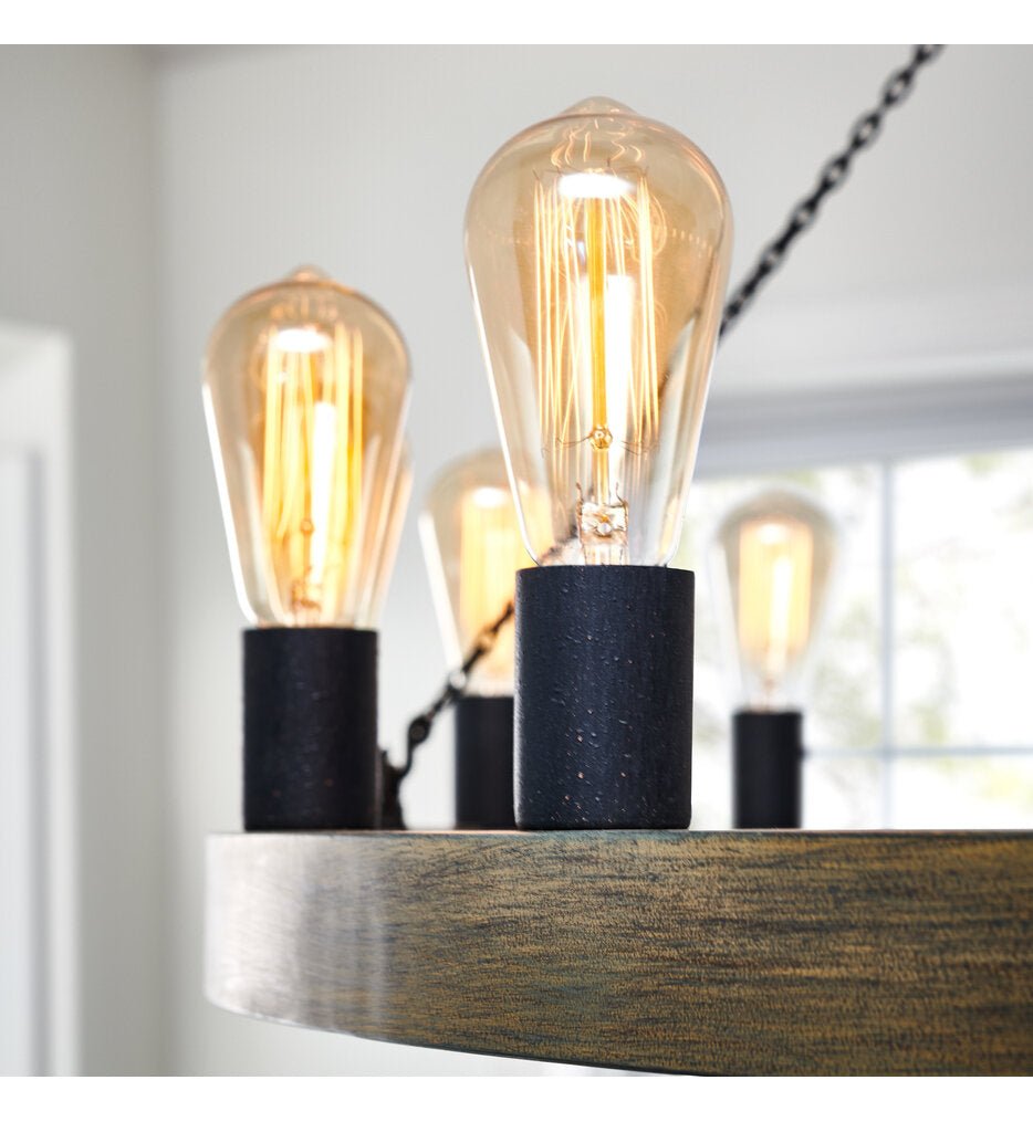 Avenir Medium Chandelier, a premium Chandelier light by Visual Comfort & Co. Close - up image of its design.