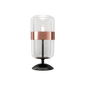 Futura Large Table Lamp - Matt Black / Crystal Copper