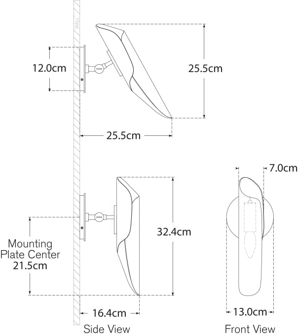 Flore Single Wall Light Blueprint