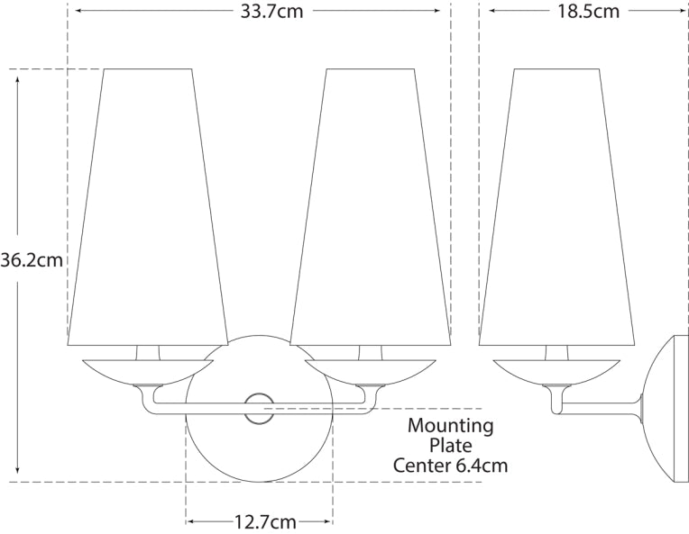 Fontaine Double Sconce Blueprint