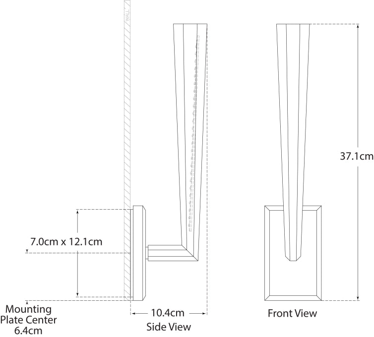 Galahad Single Sconce Blueprint