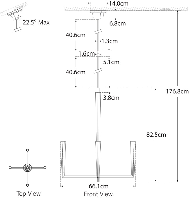 Galahad Small Chandelier Blueprint
