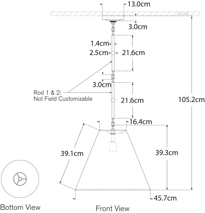 Goodman Medium Hanging Light Blueprint