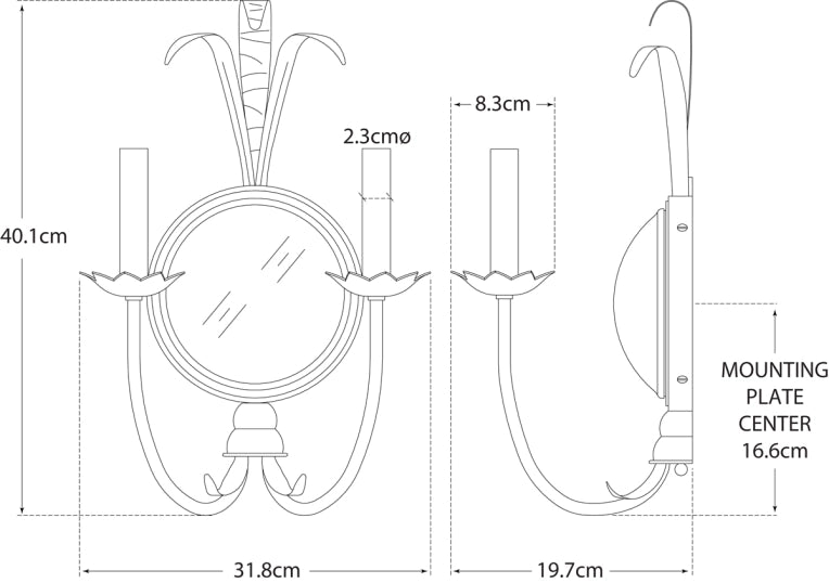 Applique Doppia Gramercy Progetto