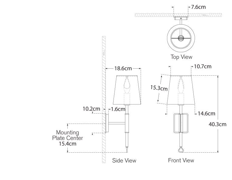 Griffin Sconce Blueprint