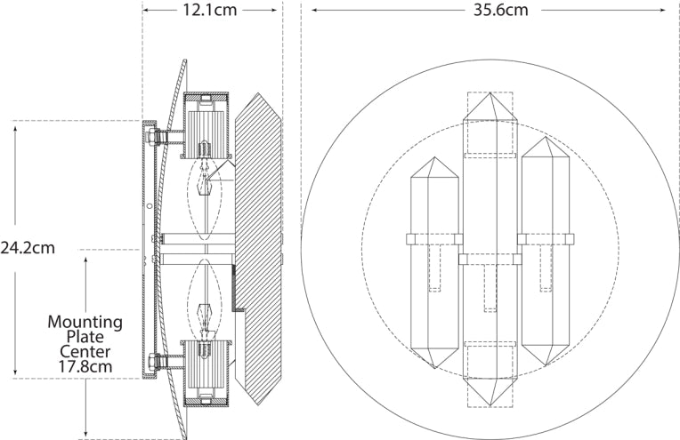 Halcyon Round Sconce Blueprint