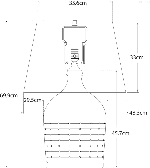 Halifax Small Table Lamp Blueprint