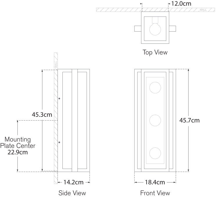 Halle 18" Vanity Light Blueprint