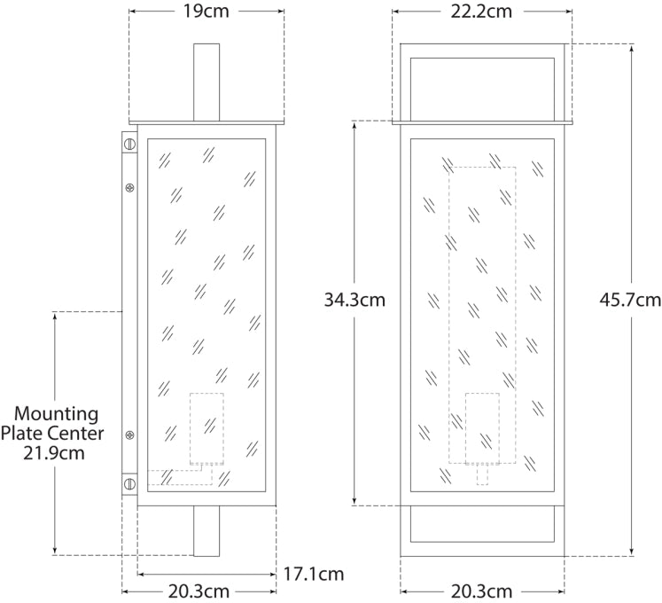 Halle Medium Wall Lantern Blueprint