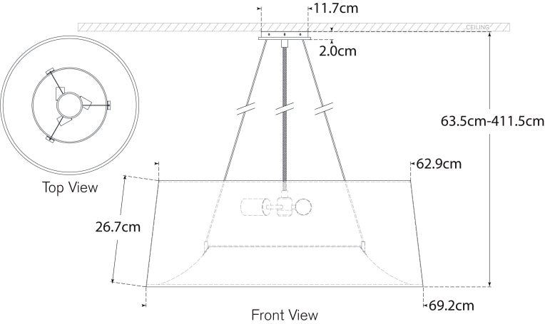 Halo Medium Hanging Shade Blueprint