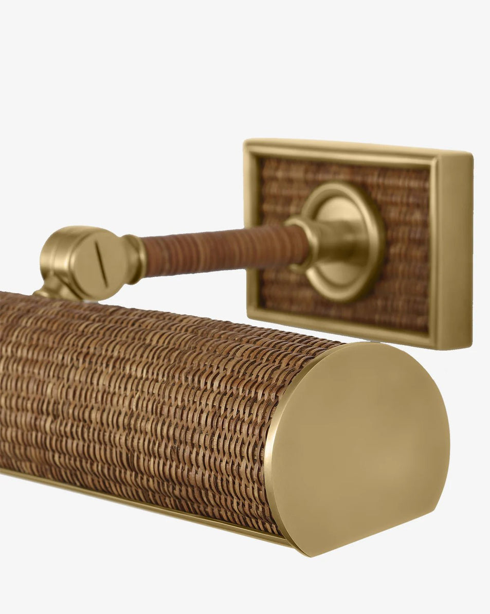 Halwell 24" Picture Light, a premium Picture light by Visual Comfort & Co. Close - up image of its design.