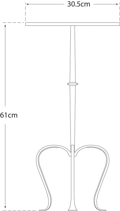 Hand-Forged Martini Table Blueprint