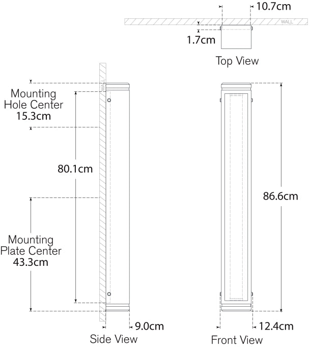 Hayles 34" Bath Light Blueprint