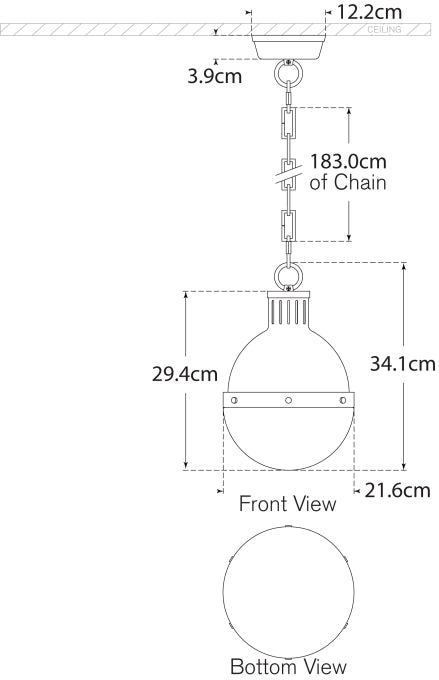 Hicks Small Pendant Blueprint