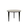 Tavolino alto con piano in marmo / 55x65cm