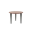Tavolino alto con piano in legno / 55x65cm