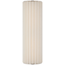 Palati Large Tall Sconce in Polished Nickel with Linen Shade