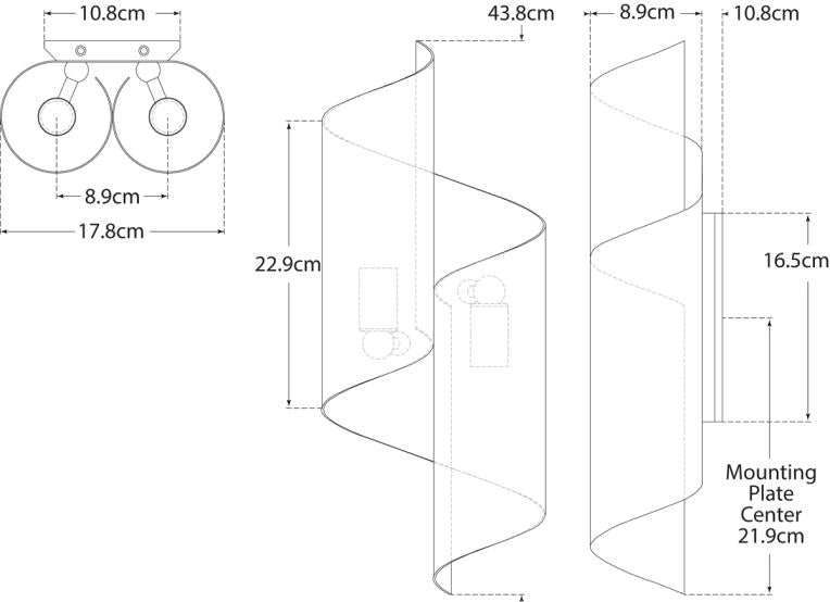 Iva Medium Wrapped Sconce Blueprint