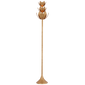Alberto 70" Floor Torchiere in Antique Gold Leaf