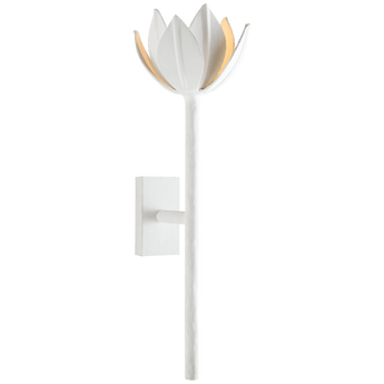 Alberto Medium Sconce in Plaster White