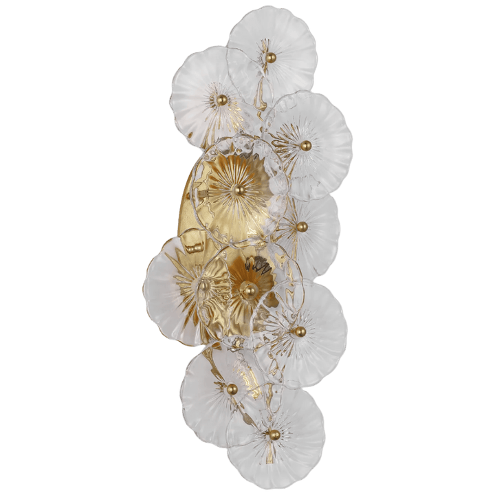 Gianna 21" Layered Sconce, a premium Decorative light by Visual Comfort & Co. Close - up image of its design.