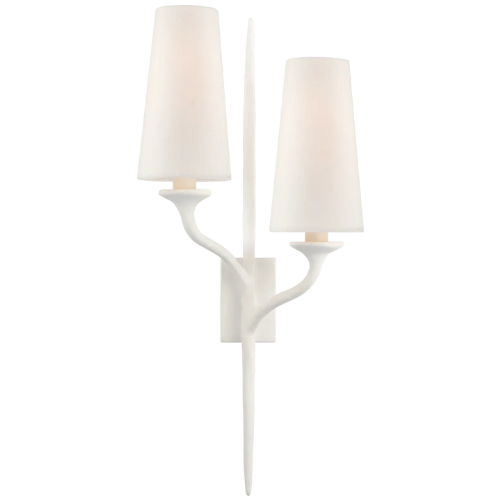 Iberia Double Left Sconce, a premium Decorative light by Visual Comfort. Close - up image of its design.