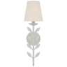Avery 20" Sconce Plaster White with Linen Shade