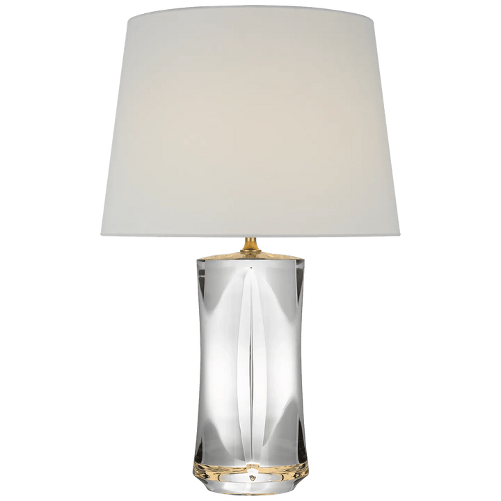 Figlia 27" Cordless V - Cut Round Table Lamp, a premium Decorative light by Visual Comfort & Co. Close - up image of its design.