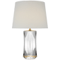 Figlia 27" Cordless V - Cut Round Table Lamp, a premium Decorative light by Visual Comfort & Co. Close - up image of its design.